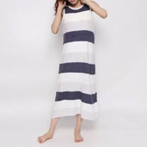 Gelato Pique Smoothie 3 Border Tank Lounge Dress One Size